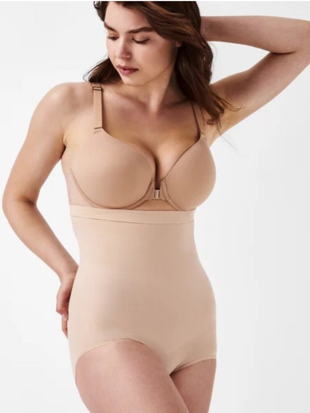 NWT SPANX OnCore Sculpting High-Waist Shaper Brief Blush Size Large
